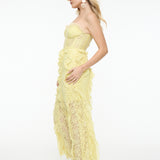 Chanel Lace Frill Maxi Dress | BTZ25418
