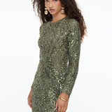 Derya Embellished Sequin Maxi Dress | MTZ250811