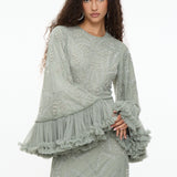 Malia Embellished Sequin Maxi Dress | MTZ250704