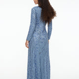 Treva Embellished Sequin Maxi Dress | MTZ260901