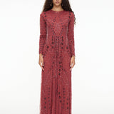 Reina Embellished Sequin Maxi Dress | MTZ250802