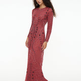 Reina Embellished Sequin Maxi Dress | MTZ250802