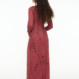 Reina Embellished Sequin Maxi Dress | MTZ250802