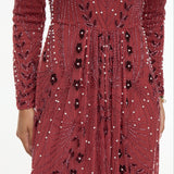 Reina Embellished Sequin Maxi Dress | MTZ250802