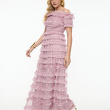 Remy Ruffle Maxi Dress | BTZ260101
