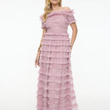 Remy Ruffle Maxi Dress | BTZ260101