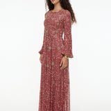 Luna Modest Sequin Maxi Dress | MTZ260905