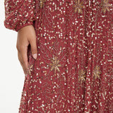 Luna Modest Sequin Maxi Dress | MTZ260905