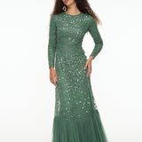 Olga Embellished Sequin Maxi Dress | MTZ250809