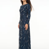 Anan Modest Embellished Sequin Maxi Dress | MTZ260904