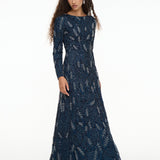 Anan Modest Embellished Sequin Maxi Dress | MTZ260904