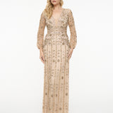 Tiffany Embellished Sequin Maxi Dress | BTZ250407