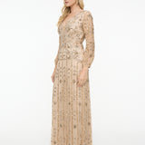 Tiffany Embellished Sequin Maxi Dress | BTZ250407