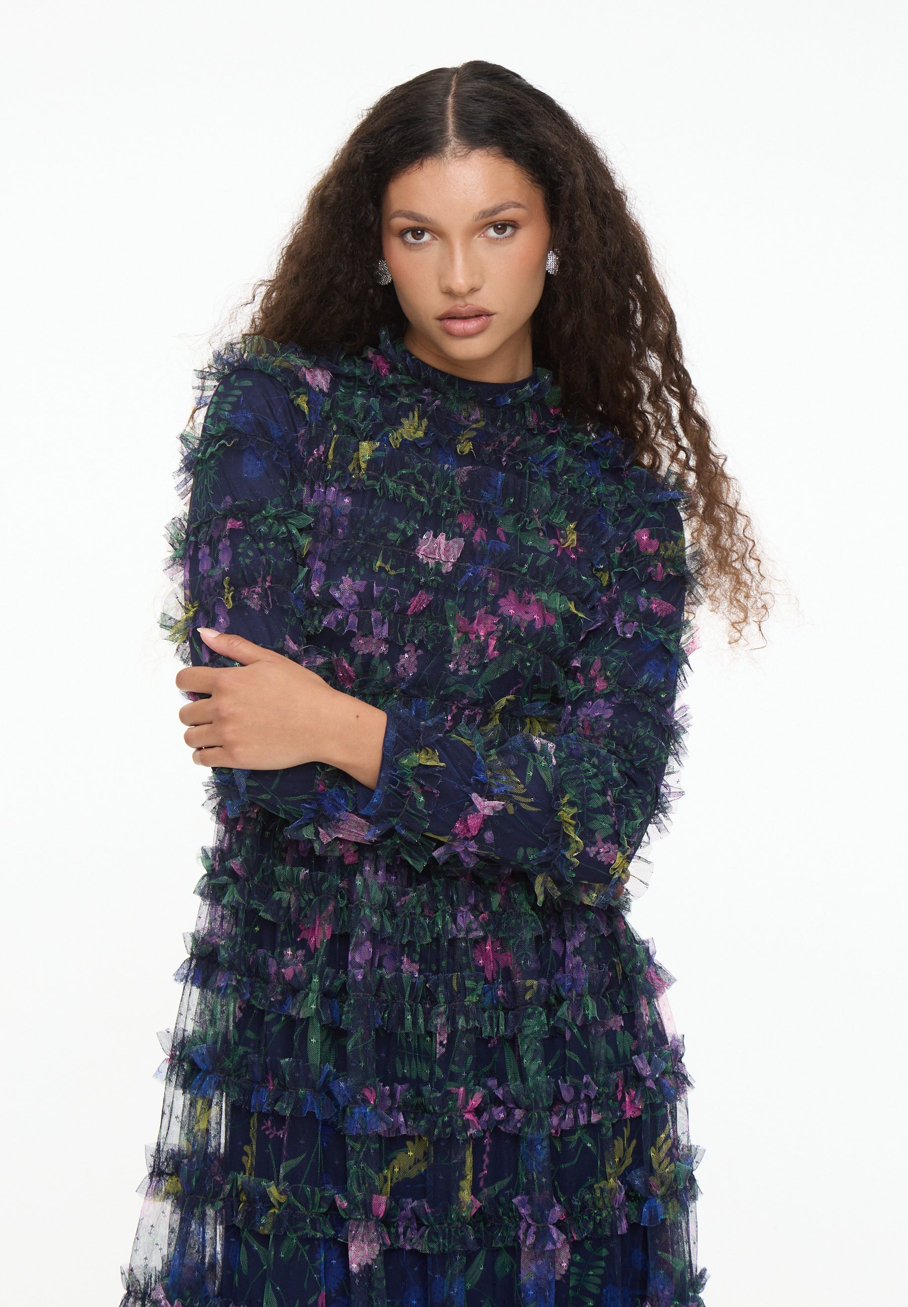 Leni Modest Ruffle Maxi Dress | MTZ250118