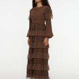 Naia Modest Chiffon Maxi Dress | MTZ250122