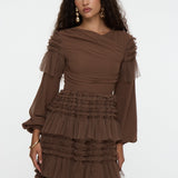 Naia Modest Chiffon Maxi Dress | MTZ250122