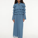 Noora Modest Ruffle Maxi Dress | MTZ250125