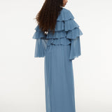 Noora Modest Ruffle Maxi Dress | MTZ250125