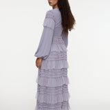 Luna Modest Ruffle Maxi Dress | MTZ250121