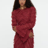 Jane Modest Ruffle Maxi Dress | MTZ250112