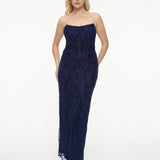 Clara Embellished Sequin Maxi Dress | BTZ250801