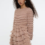 Ava Modest Ruffle Maxi Dress | MTZ250113