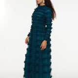 Leyla Modest Ruffle Maxi Dress | MTZ250115