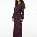 Elara Modest Sequin Maxi Dress | MTZ260906