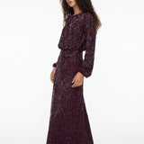 Elara Modest Sequin Maxi Dress | MTZ260906