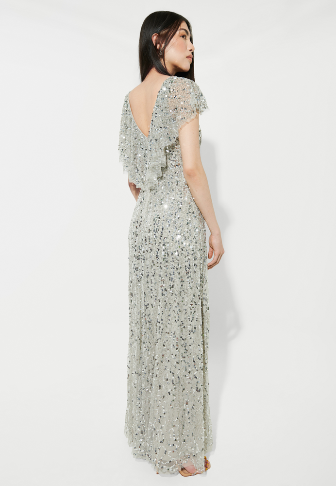 
                  
                    KEVA EMBELLISHED SEQUINS MAXI DRESS
                  
                