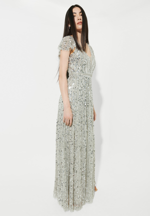 
                  
                    KEVA EMBELLISHED SEQUINS MAXI DRESS
                  
                