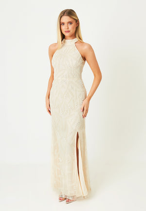 
                  
                    LILY EMBELLISHED SEQUINS MAXI DRESS FRONT 2
                  
                