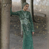 Nysia Modest Sequin Maxi Dress | MTZ260903