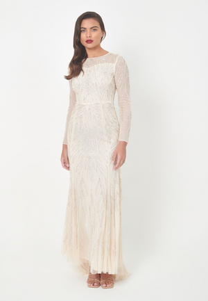 
                  
                    MAHAM  MODEST EMBELLISHED SEQUIN DRESS | M220827
                  
                