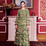 Ronan Modest Ruffle Maxi Dress | MTZ260221