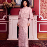 Melanie Modest Sequin Maxi Dress | MTZ260103