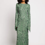 Kamel Modest Sequin Maxi Dress | MTZ260109