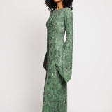 Kamel Modest Sequin Maxi Dress | MTZ260109