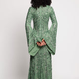 Kamel Modest Sequin Maxi Dress | MTZ260109