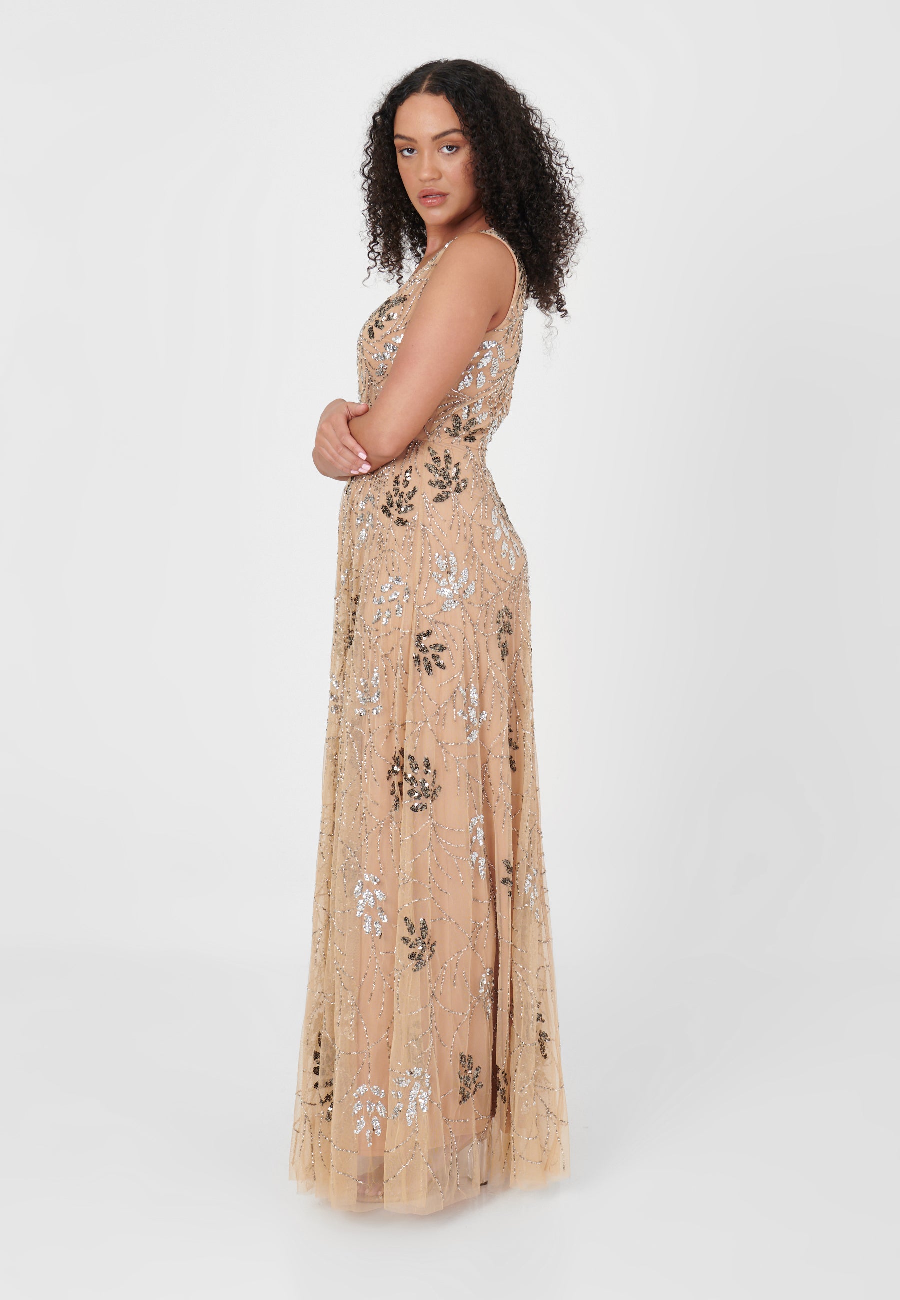 MILLY EMBELLISHED SEQUIN DRESS | Z230905 Beauut MILLY EMBELLISHED SEQUIN DRESS | Z230905 Beauut