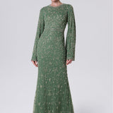 Nefer Modest Sequin Maxi Dress | MTZ260604