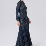 Mandisa Modest Sequin Maxi Dress | MTZ260813
