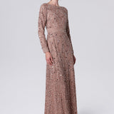 Selma Modest Sequin Maxi Dress | MTZ260606