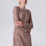 Selma Modest Sequin Maxi Dress | MTZ260606