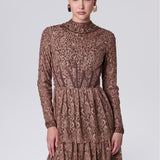 Annie Sequin Maxi Dress | BTZ260205
