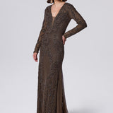 Edna Sequin Maxi Dress | BTZ260915