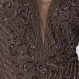 Edna Sequin Maxi Dress | BTZ260915
