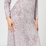 Melis Modest Embellished Sequin Maxi Dress | MTZ250414