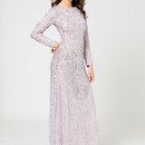 Melis Modest Embellished Sequin Maxi Dress | MTZ250414