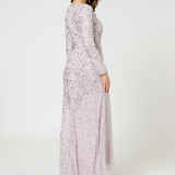 Melis Modest Embellished Sequin Maxi Dress | MTZ250414